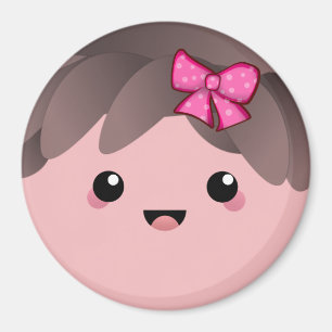 Das Mädchen Baby Girl Gender Reveal Magnet