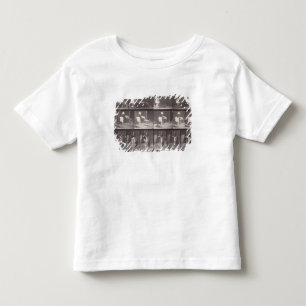 Das Mädchen, das einen Eimer Wasser wirft, Kleinkind T-shirt