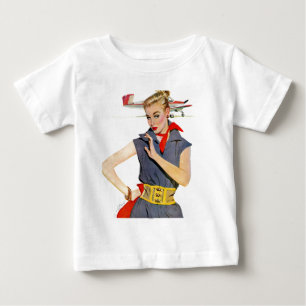 Das Mädchen, das Flugzeuge gestohlen hat Baby T-shirt