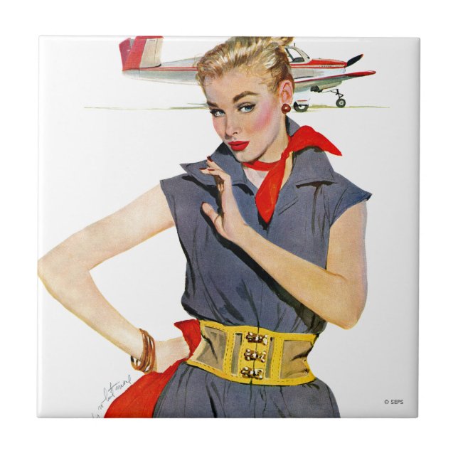 Das Mädchen, das Flugzeuge gestohlen hat Fliese (Vorderseite)