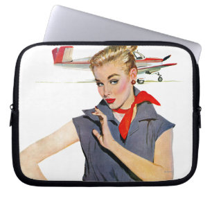 Das Mädchen, das Flugzeuge stahl Laptopschutzhülle