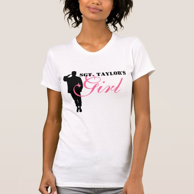 Das Mädchen des begrüßenheldes T-Shirt (Vorderseite)