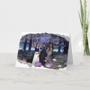 Das Mädchen, die Mutter und die alte Frau Karte