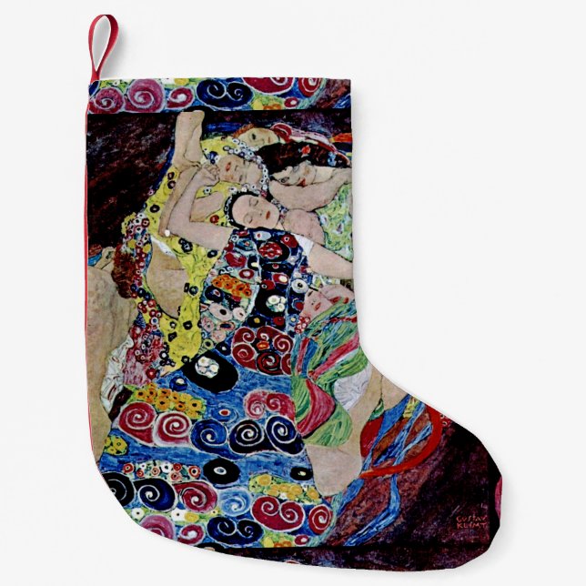 Das Mädchen durch Gustav Klimt, Kunst nouveau, Kleiner Weihnachtsstrumpf (Vorderseite)