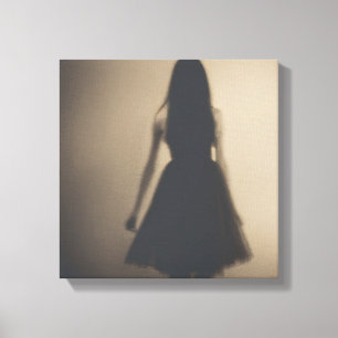 Das Mädchen in den Schatten / Jenseits des Lichts Leinwanddruck