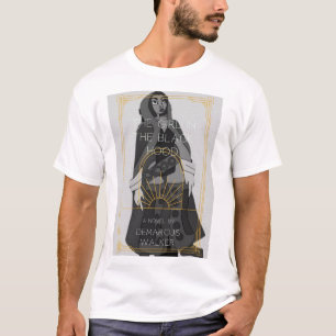 Das Mädchen in der schwarzen Hood T-Shirt