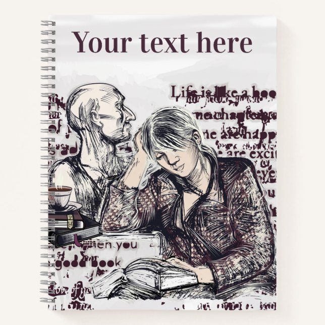 Das Mädchen liest ein Buch (Vorderseite)