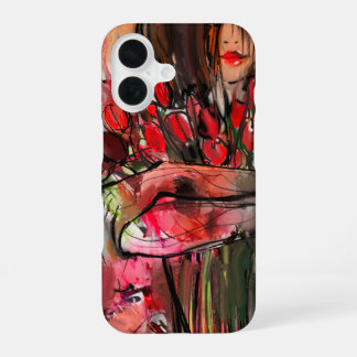 Das Mädchen mit den Tulpen iPhone 16 Hülle