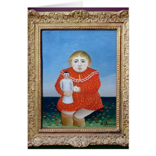 Das Mädchen mit einer Puppe, einem c.1892 oder (Vorne)