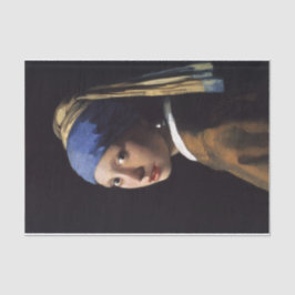 Das Mädchen mit Perlenohrentzug Seidenpapier