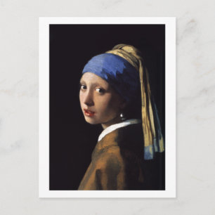 Das Mädchen mit Perlenohrring von Johannes Vermeer Postkarte