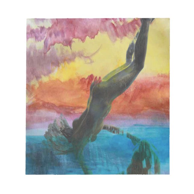 Das Mädchen Notizblock (Vorderseite)