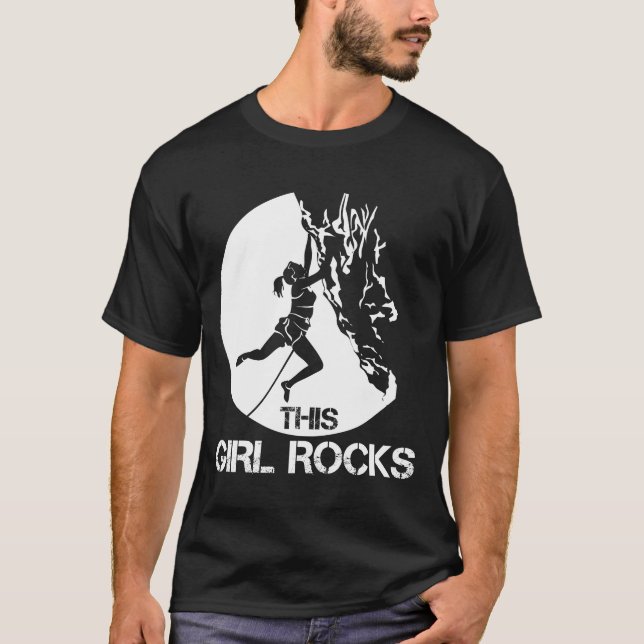 Das Mädchen Rocks Kletterkletterkletterkletter T-Shirt (Vorderseite)