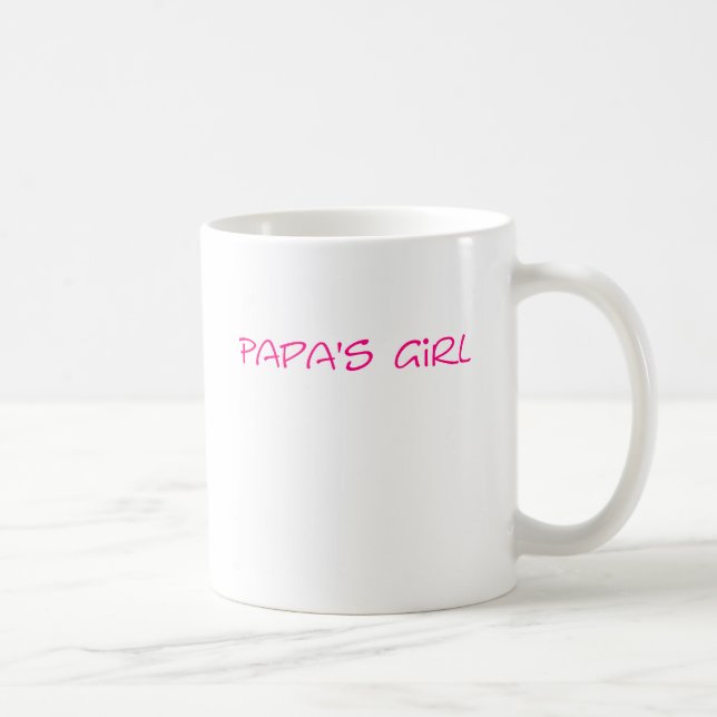 Das Mädchen-Tasse des Papas Kaffeetasse (Rechts)
