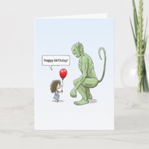 Das Mädchen und der große grüne Kobold Karte