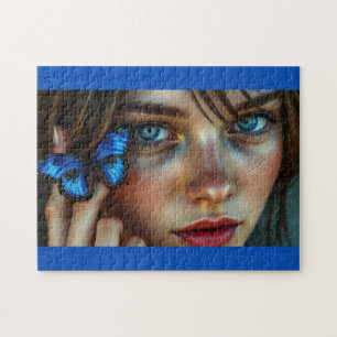 Das Mädchen und der Schmetterling Puzzle