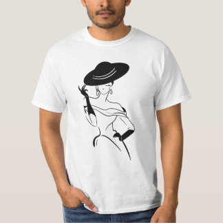 Das Mädchen vogue niedlich T-Shirt