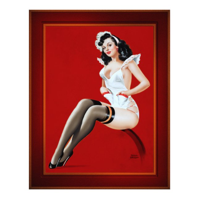 Das Mädchen von Peter Driben Fotodruck (Vorne)