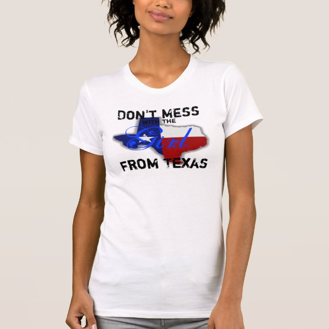 Das Mädchen von Texas T-Shirt (Vorderseite)