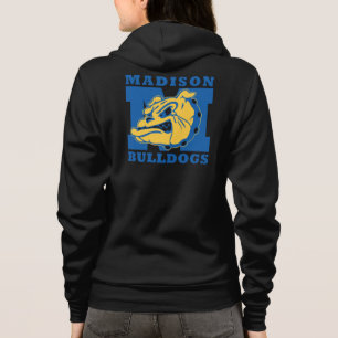 Das Madison-Bulldoggen der Frauen machen Hoodie -