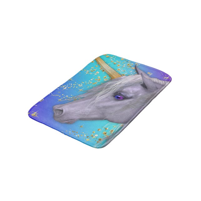 Das magische Einhorn Badematte (Schrägansicht)