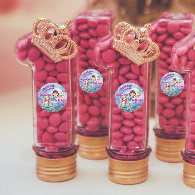 Das magische Meerjungfrau-Foto Runder Aufkleber (Von Creator hochgeladen)