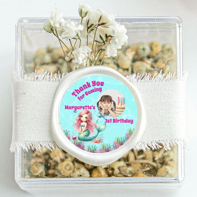 Das magische Meerjungfrau-Foto Runder Aufkleber (Von Creator hochgeladen)