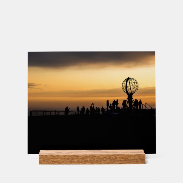 Das magische Nordkap Acrylschild (Vorderseite)