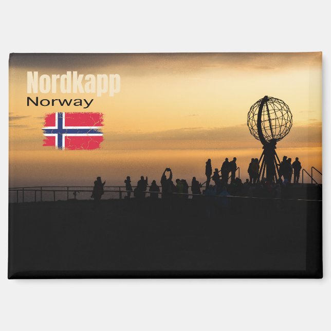 Das magische Nordkapp Magnet (Vorderseite)