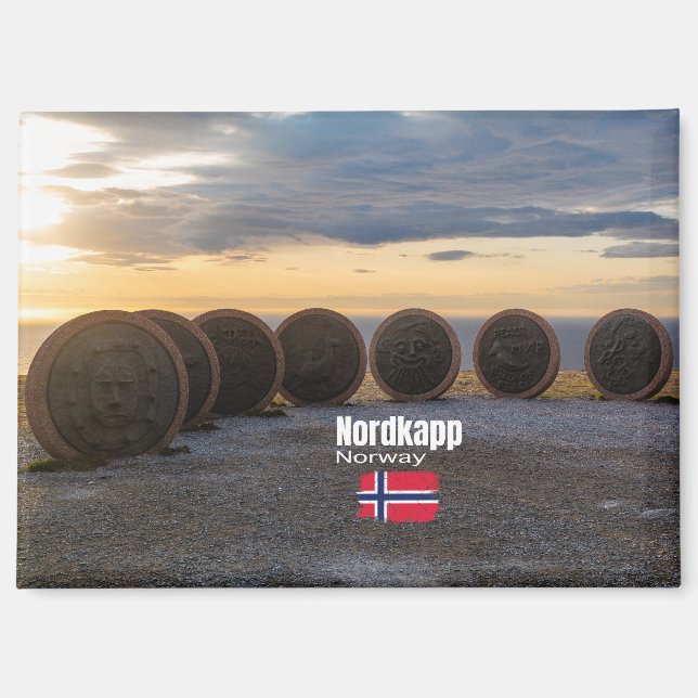 Das magische Nordkapp Magnet (Vorderseite)