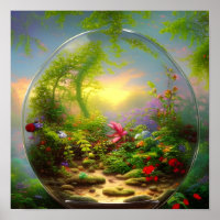 Das magische Terrarium Digitale Kunst
