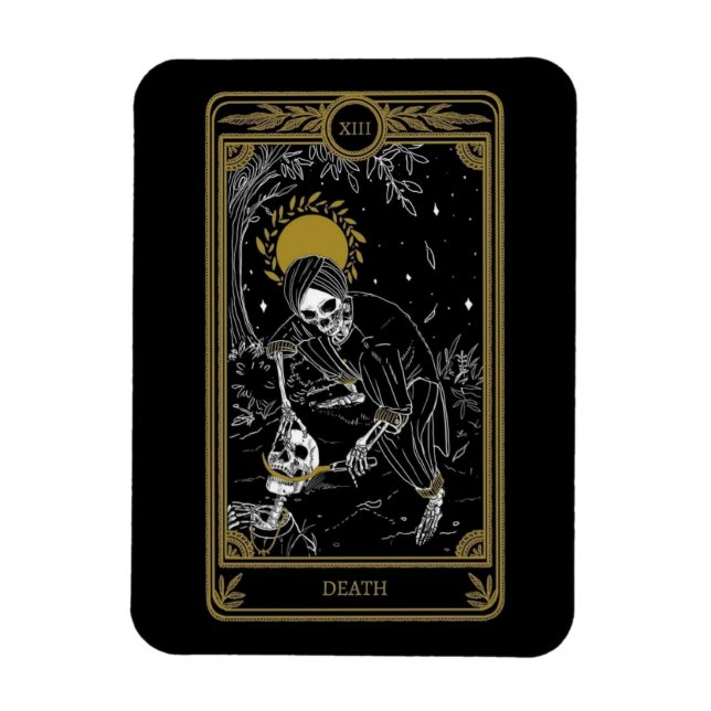 Das Magnet der Death Card Tarot (Vertikal)