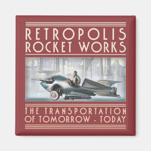 Das Magnet der Retropolis Rocket Works Square