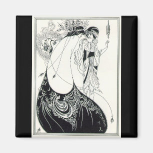 Das Magnet des Pfauenspucks