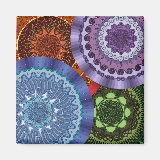 Das Magnet Mandalas Elemente (Vorne)