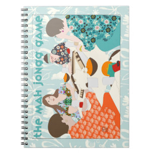 Das Mah Jongg Game-Notebook Notizblock