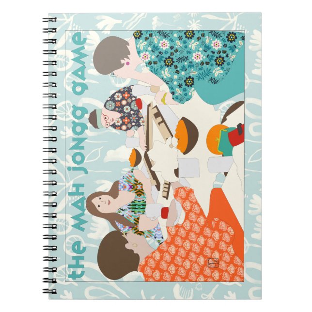 Das Mah Jongg Game-Notebook Notizblock (Vorderseite)