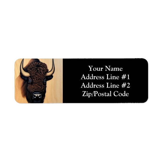 Das majestätische Bison - ein Symbol für Power und (Vorne)