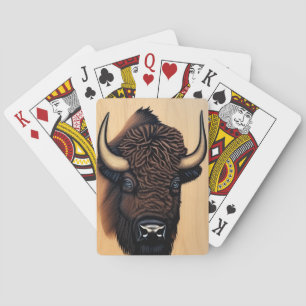 Das majestätische Bison - ein Symbol für Power und Spielkarten