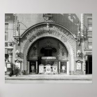 Das Majestic Theatre, 1910. Vintage-Foto