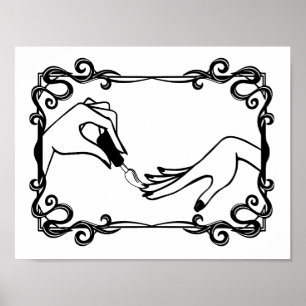 Das Malen von Nagelpolnisch ist eine Kunst Poster