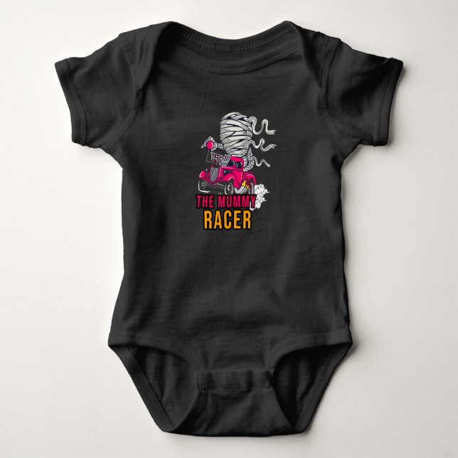 Das Mama-Racer Baby Strampler (Vorderseite)