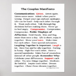 Das Manifest der Paare Poster