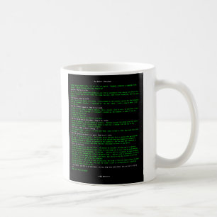 Das Manifest des Hackers Kaffeetasse
