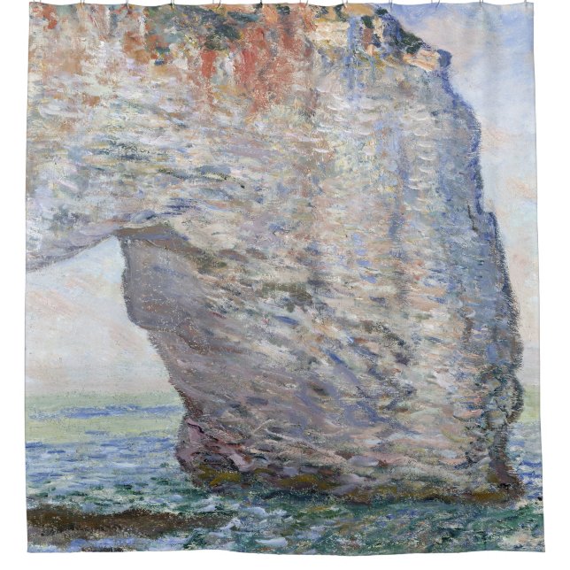 Das Manneporte bei Étretat von Claude Monet Duschvorhang (Vorderseite)