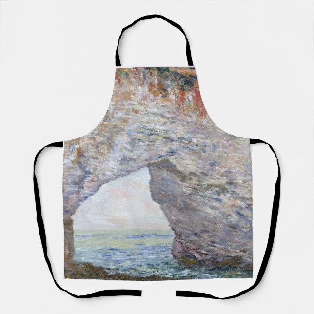 Das Manneporte bei Étretat von Claude Monet Schürze (Vorderseite)