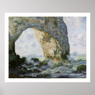 Das Manneporte von Claude Monet Poster