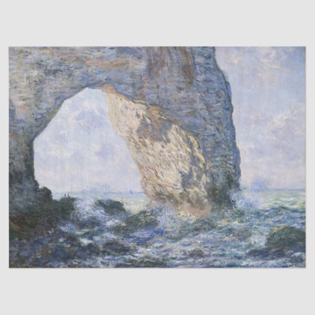 Das Manneporte von Claude Monet Seidenpapier (Vorderseite)