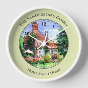 Das Manor House Heslington York England Uhr