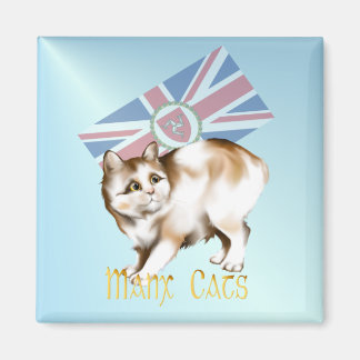 Das Manx Cat Magnet